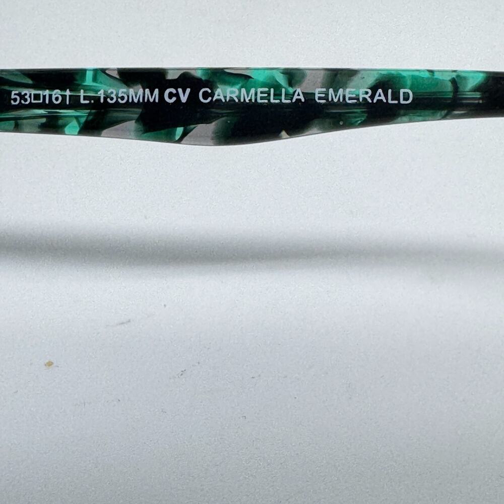 BCBG MAXAZRIA Carmella Emerald Green Full Rim 53-16-135mm Eyeglass Frames H17480 - Picture 6 of 7